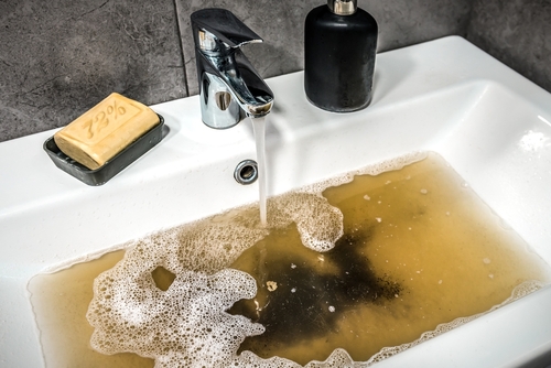 bathroom sink drains slow